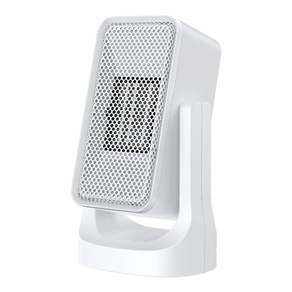 ☆電気ヒーター 小型 足元 セラミックヒーター 1秒即暖 省エネ 角度調整可能 900W 節電 過熱保護 転倒オフ ホワイト 家電 株式会社ソイズ