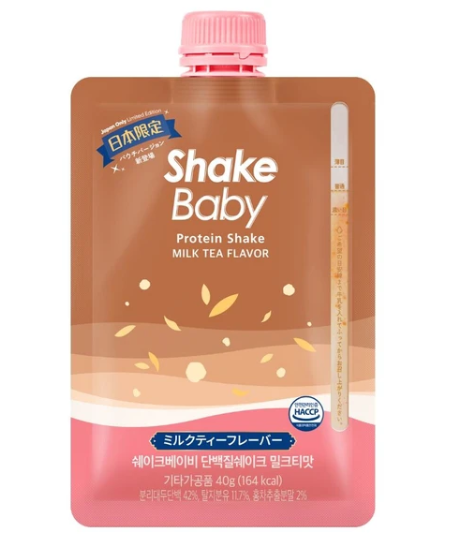 【シェイクベビー】プロテインシェイク＜ミルクティーフレーバー＞（パウチ40g） 食品 Medibridge
