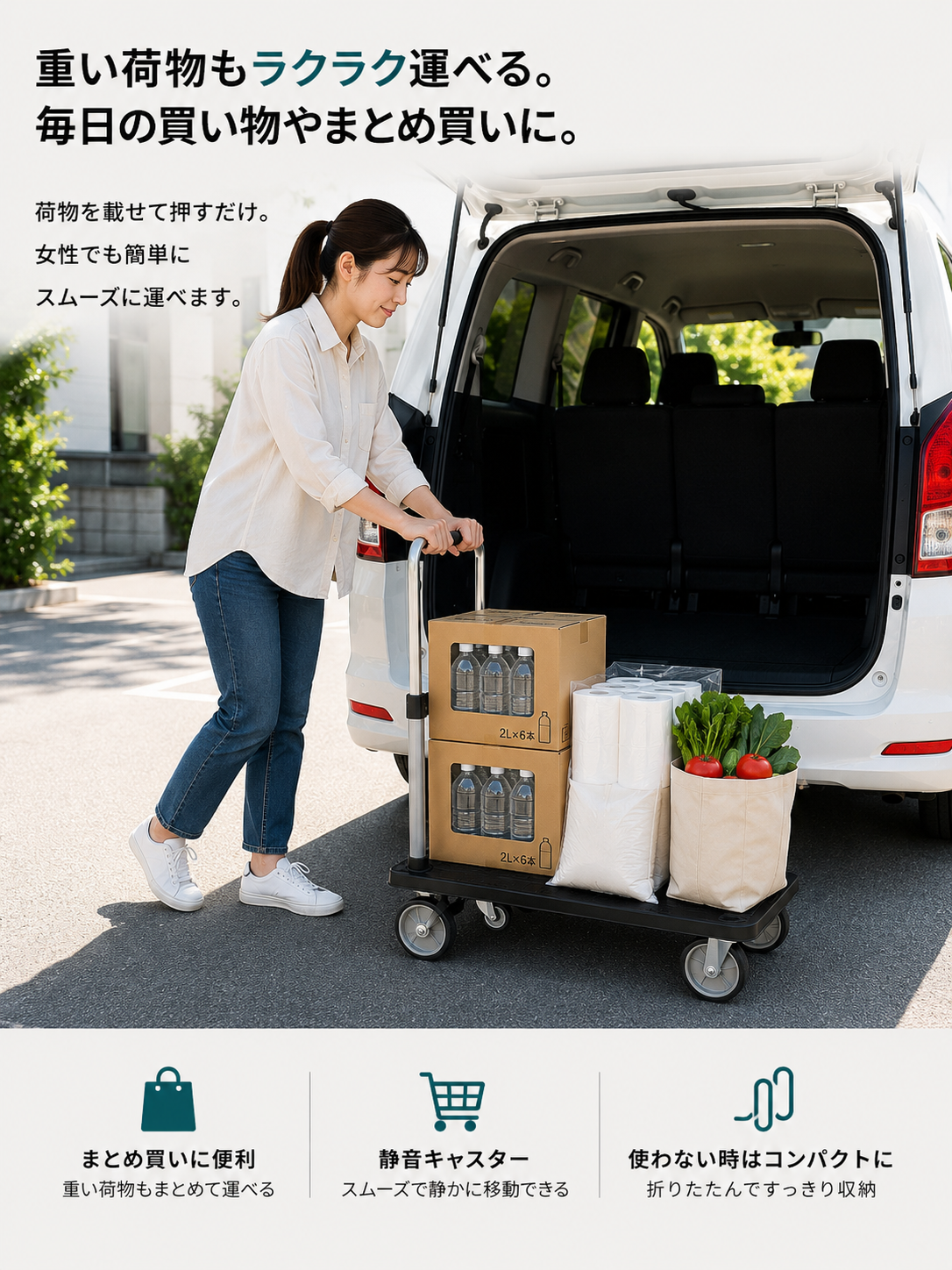 ☆SOISuperō（ソイスペロ）コンパクト台車⭐️SOISHOP限定価格⭐️ （※他商品と同時購入不可） 台車 株式会社ソイズ