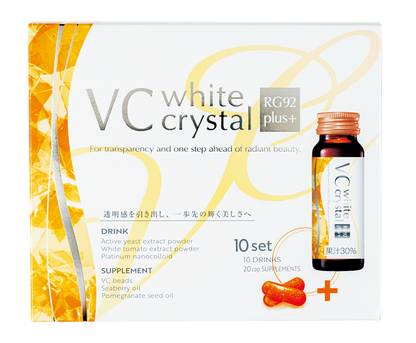 【VC white crystal(RG92plus+)オレンジレモン風味】ドリンク50ml・サプリメント2粒