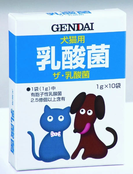 犬猫用乳酸菌 ザ・乳酸菌 1g×10袋 ペット用品 現代製薬