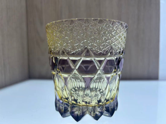 【3個以上ご購入10％OFF】☆クリスタルグラス A パープルダイヤ 食器・カトラリー 株式会社ソイズ