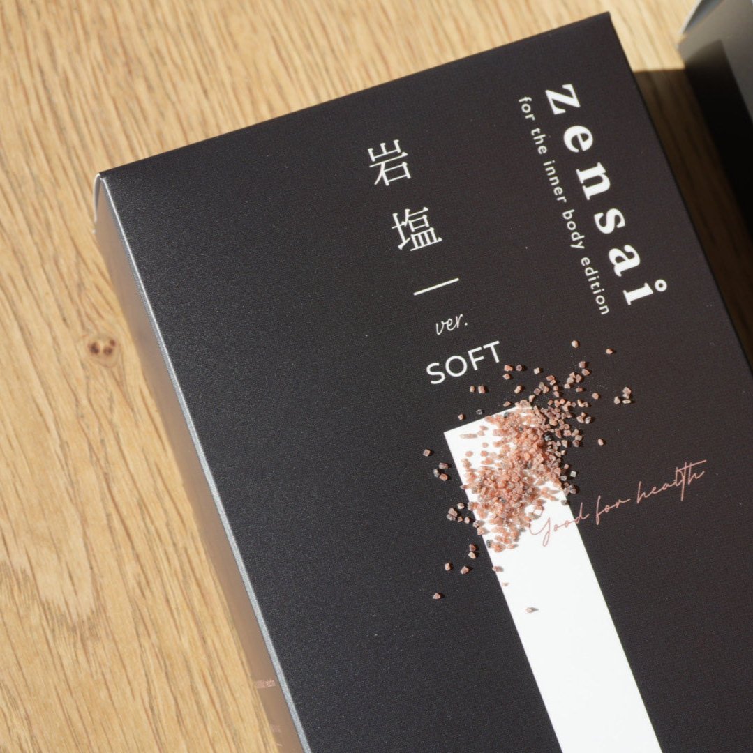 【卸売商品】【ケース販売】zensai【BLACK SOISalt（ブラックソイソルト）岩塩 SOFT/HARD】100g×30個 SOFT 食品 株式会社ソイズ