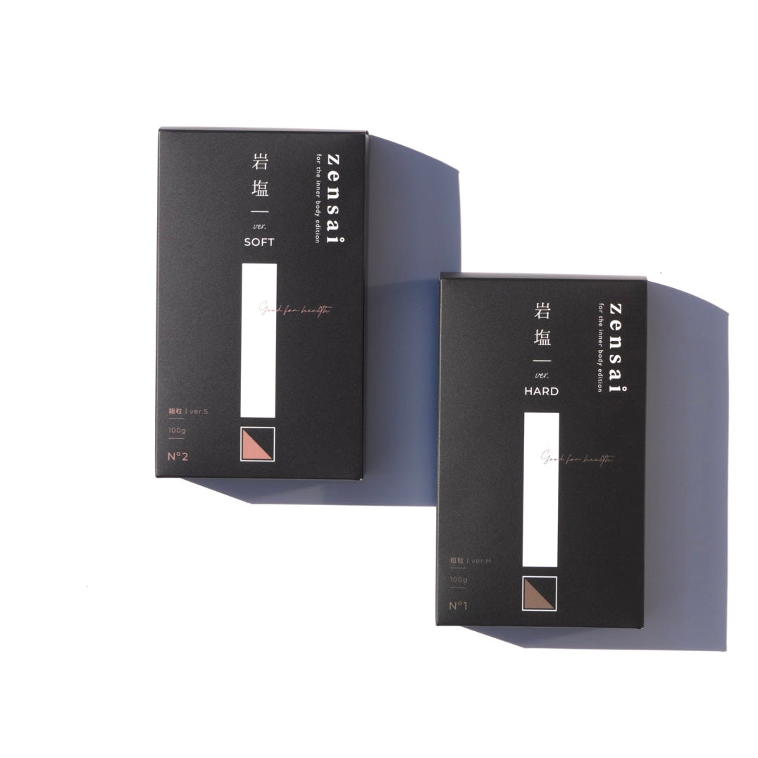 【卸売商品】【ケース販売】zensai【BLACK SOISalt（ブラックソイソルト）岩塩 SOFT/HARD】100g×30個 食品 株式会社ソイズ