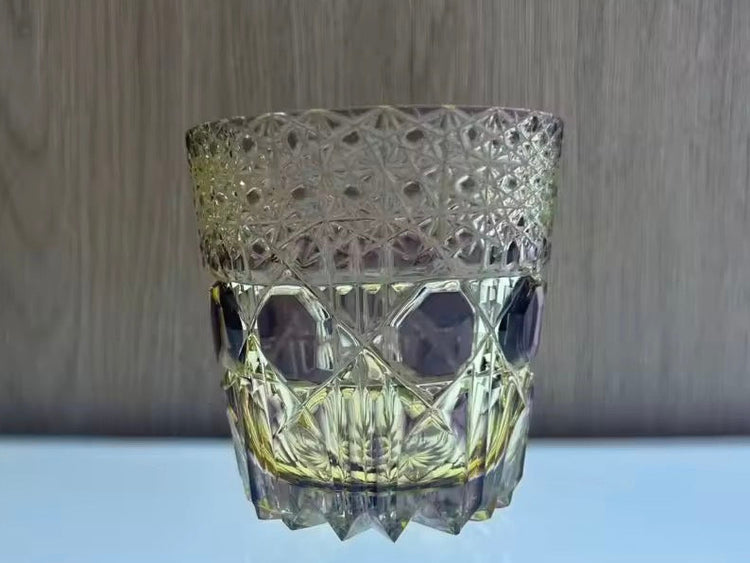 【3個以上ご購入10％OFF】☆クリスタルグラス E パープルオーバル 食器・カトラリー 株式会社ソイズ