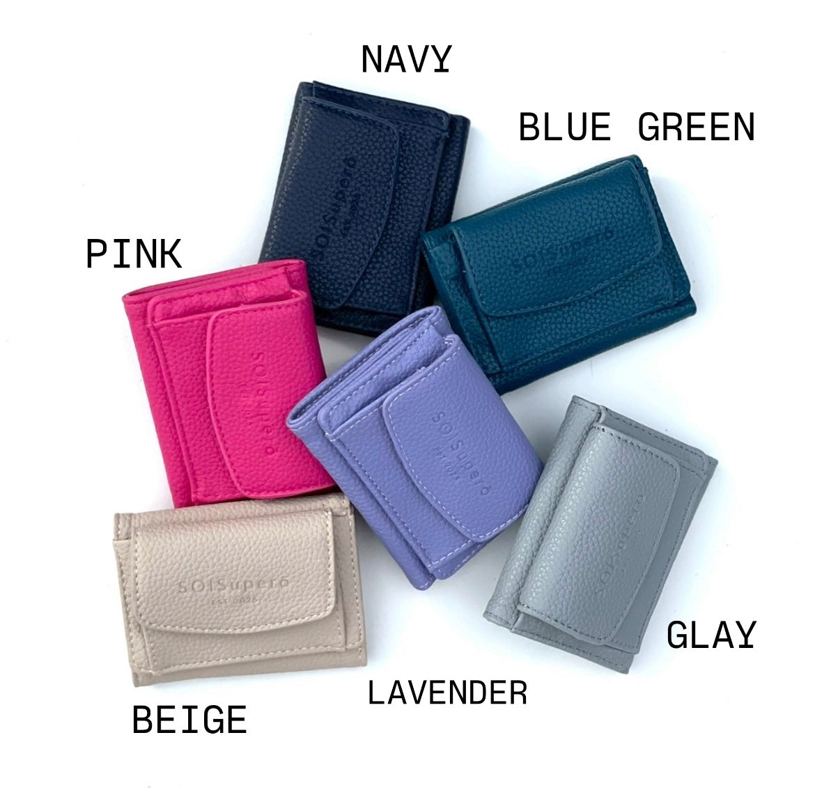 SOISupero（ソイスペロ）ミニ財布 8色 生活 株式会社ソイズ
