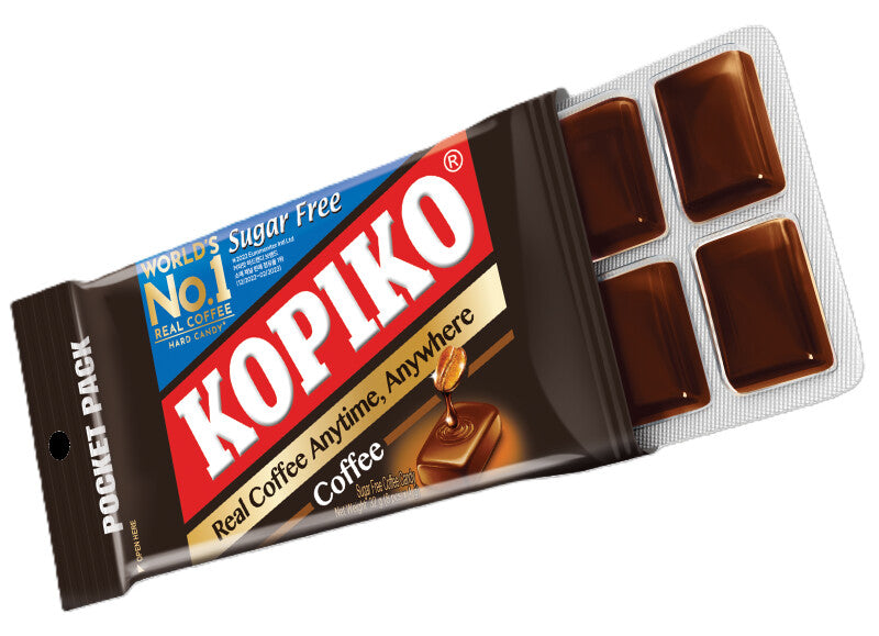 【KOPIKO】コピコ ”コーヒー味(無糖)"キャンディーブリスター(8粒入り) 食品 株式会社ソイズ