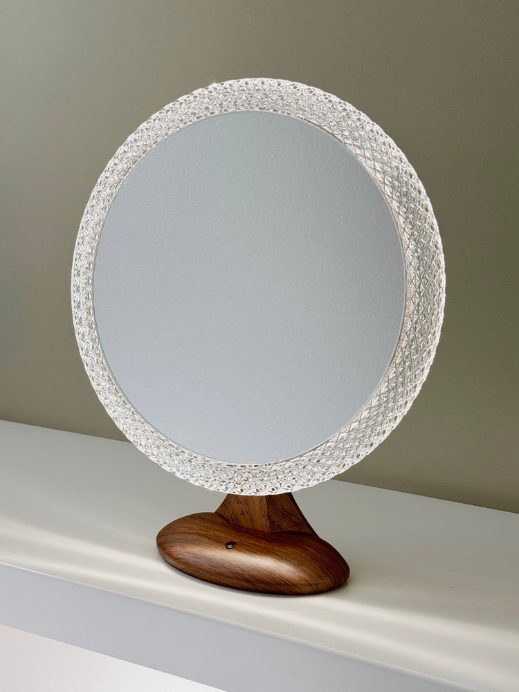 キャンペーン価格♪タッチライト置き型ミラー（※他商品と同時購入不可） ラウンド 家具 株式会社ソイズ