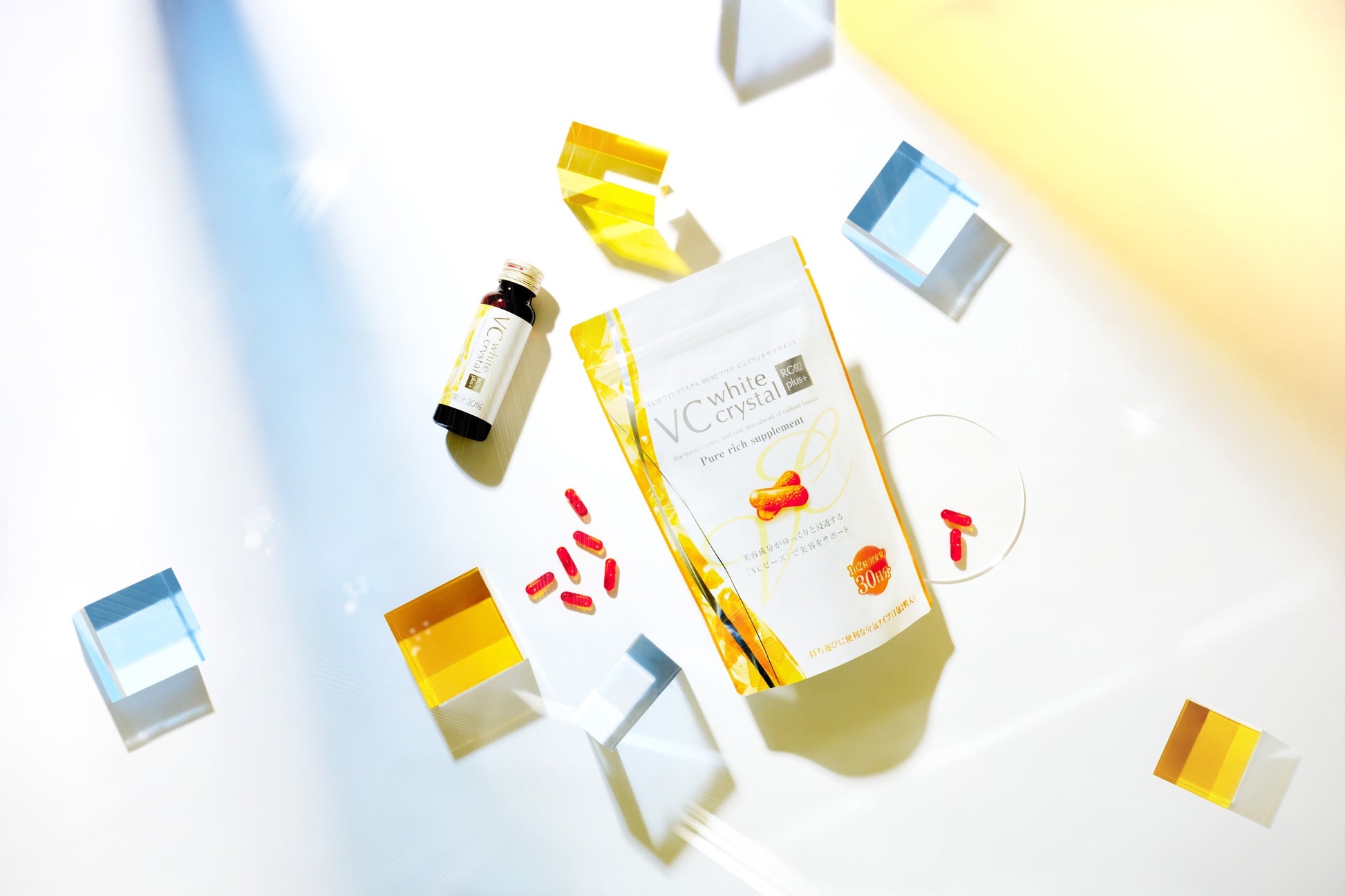 ＶＣホワイトクリスタルピュアリッチサプリメント 1袋30包（個包装2粒入り） サプリメント 株式会社GMAKe