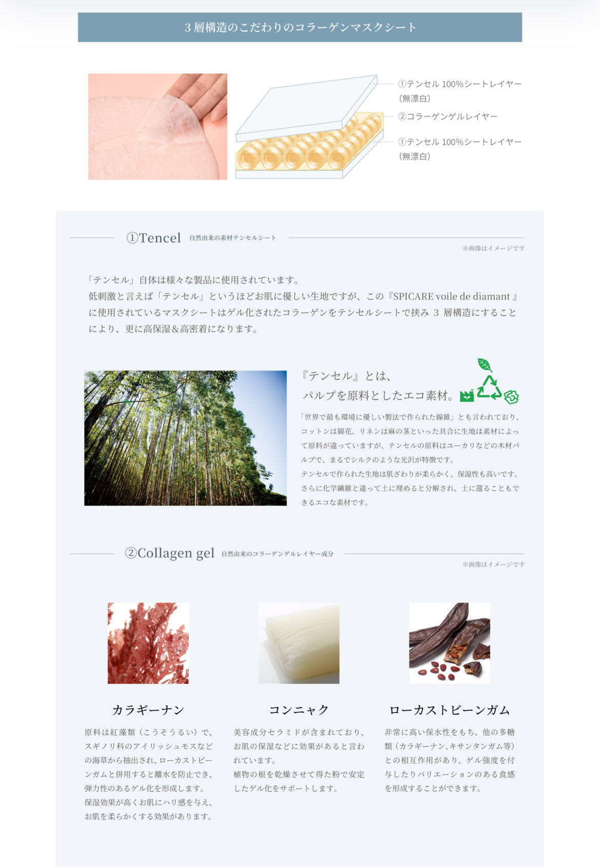 SPICARE voile de diamant（ダイヤモンド）美容マスク6枚入り SOISHOp.onelinestore