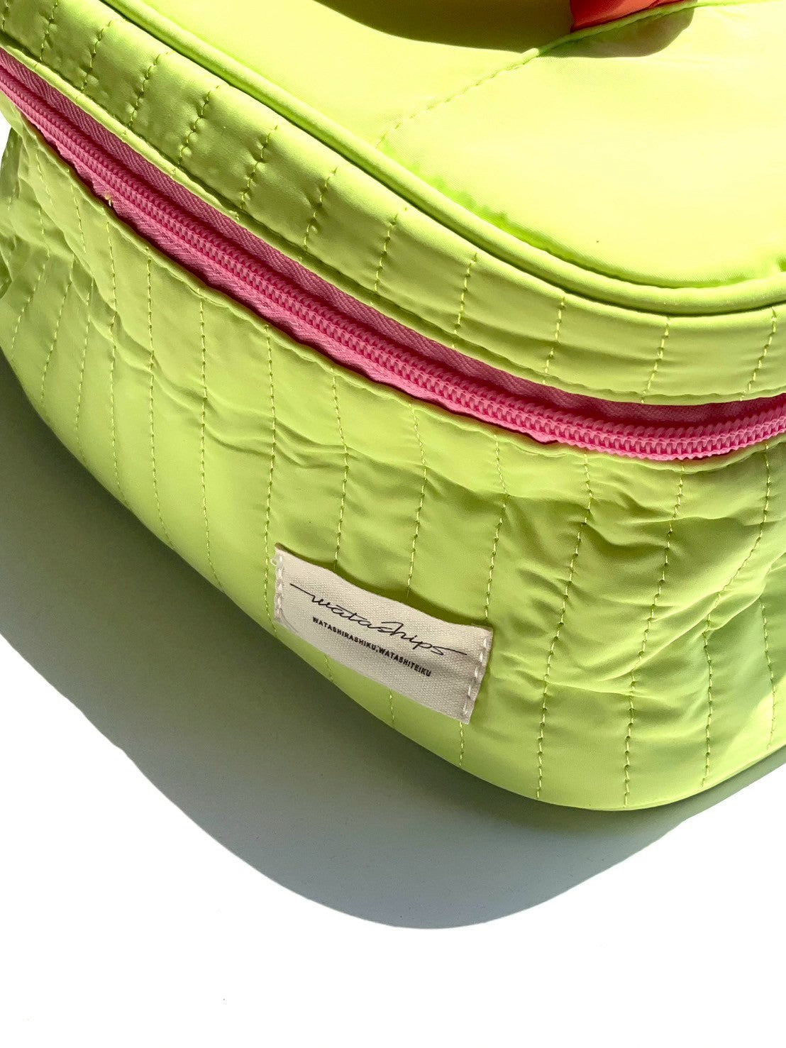 SOISオリジナル【ワタシップスバニティポーチ】4色 黄緑 SOISHOP