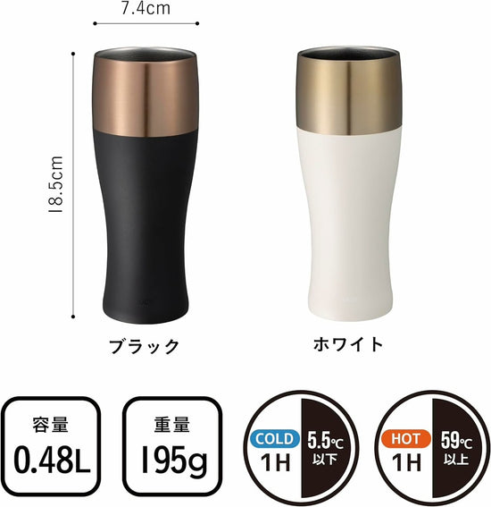 【8/22 0時～販売スタート！お客様のご要望お応え企画！】香りを楽しむタンブラー （真空断熱・2層構造・ステンレス製） 480ml