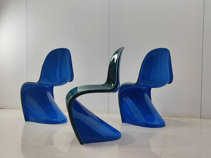 S LINE POP CHAIR（3色） A緑×青 家具 株式会社ソイズ