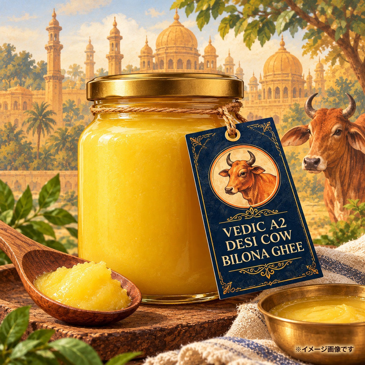 【伝統黄金ギーバター】VEDIC A2 DESI COW BILONA GHEE 【不定期入荷・数量限定販売】 500g ギ―バター 株式会社ソイズ