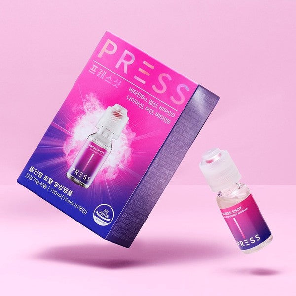 PRESS SHOT（プレスショット） ピンクビタミン 1箱10本入り 食品 Medibridge